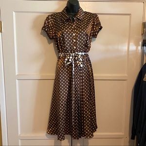 Signature by Robbie Bee Vintage Polka Dot Dress 12